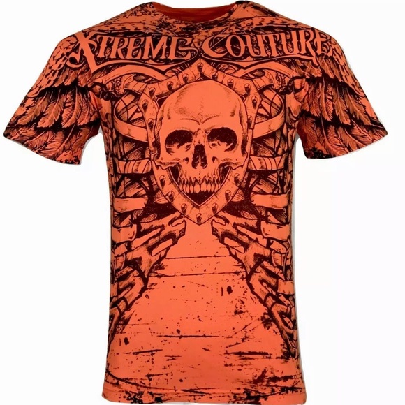 XTREME COUTURE by AFFLICTION Men T-Shirt ANATOMY - Picture 4 of 8